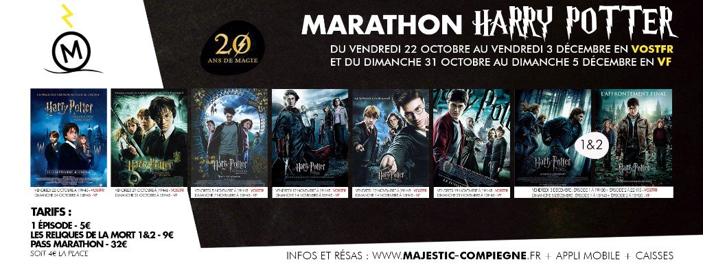 actualité MARATHON HARRY POTTER